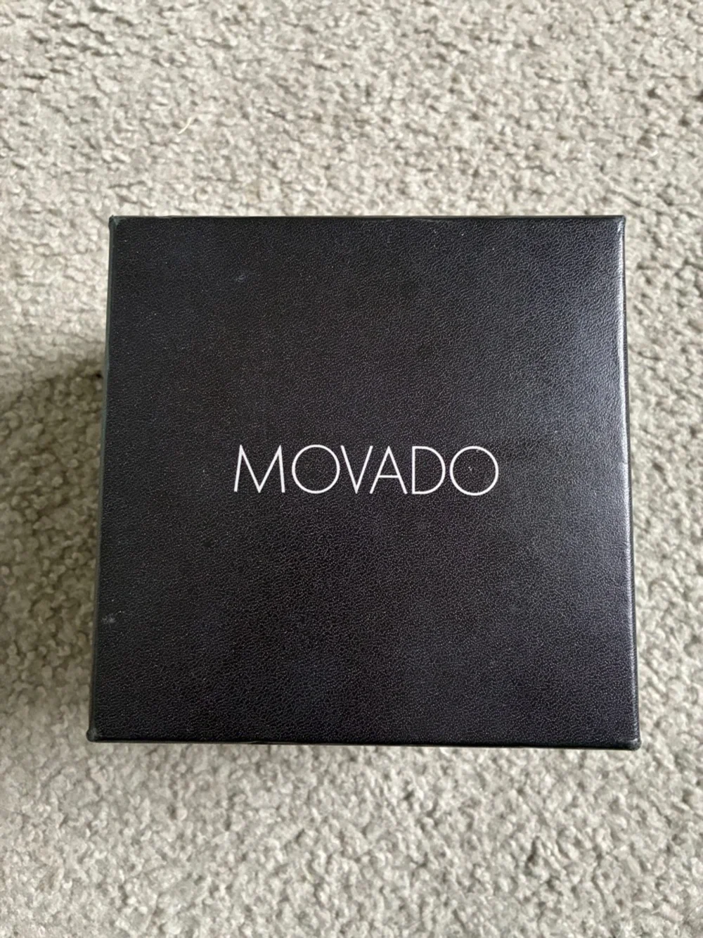 Movado Watch Black Box Presentation Gift Box - Picture 2 of 5